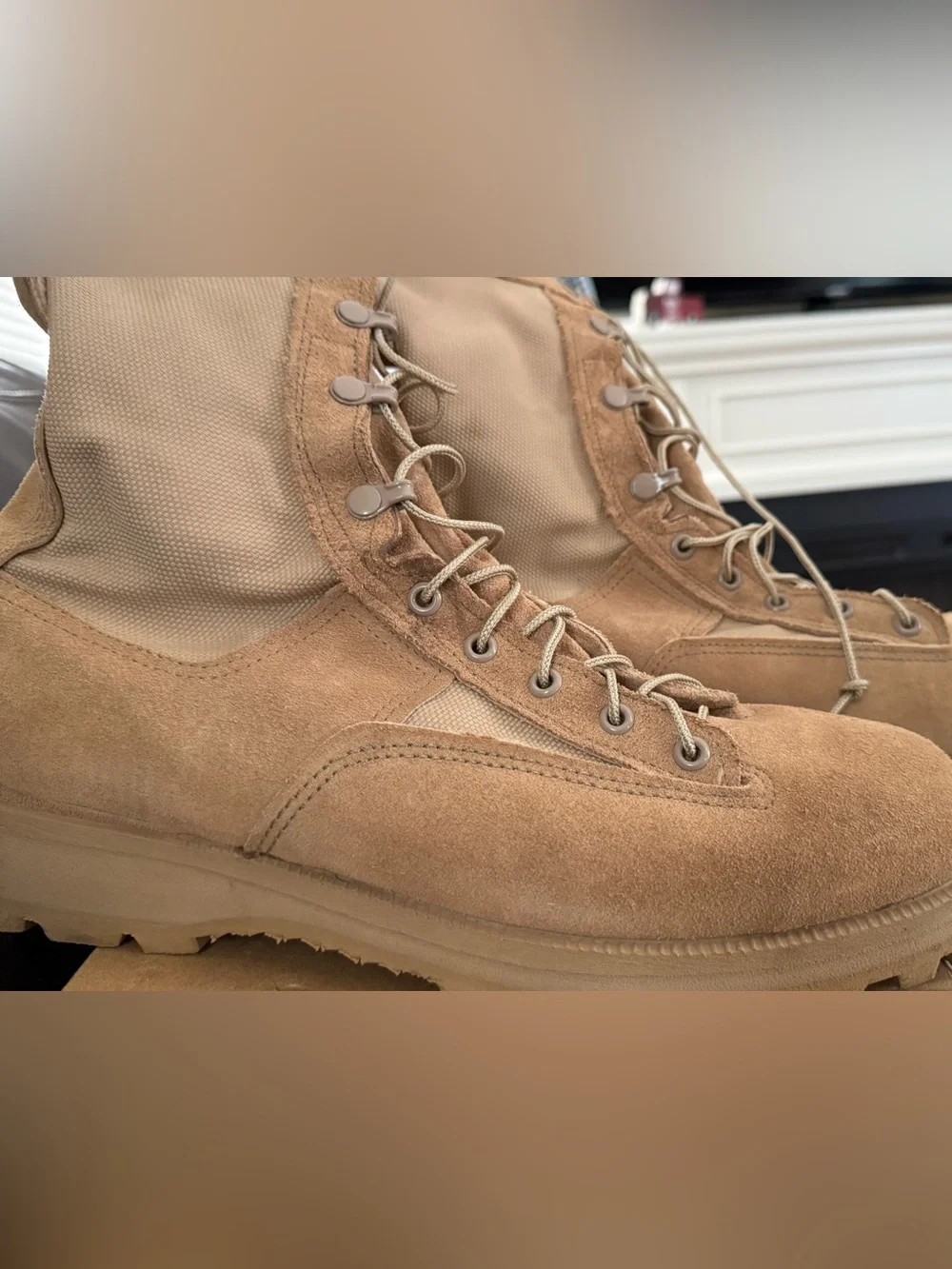 Men's Tactical Desert Tan Lace-Up Boot - Durable Field Performance